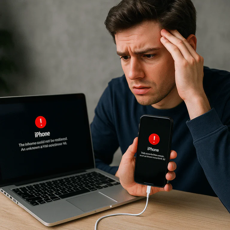 error 9 iPhone