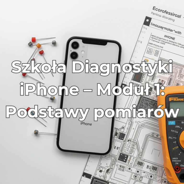 diagnoza iPhone kurs pomiary płyty głównej