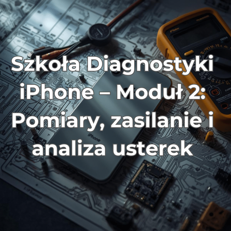 diagnoza płyty głównej iPhone kurs