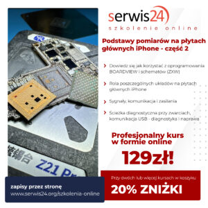 podstawy pomiarów na płytach głównych iPhone