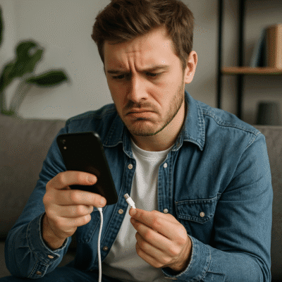 telefon się nie ładuje