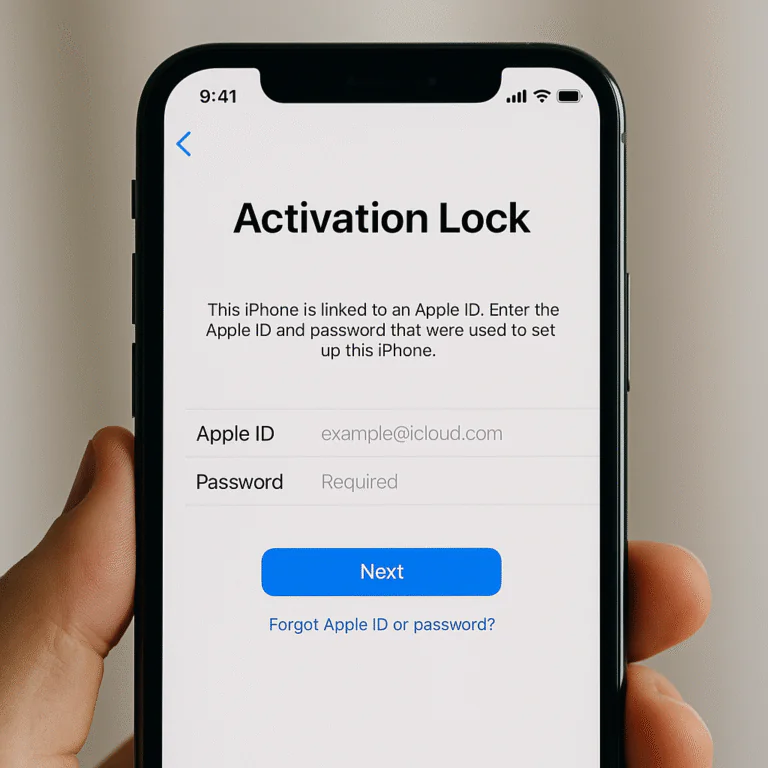 blokada iCloud