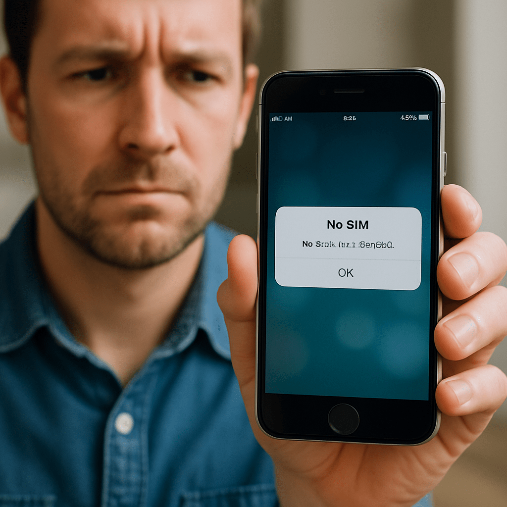 iPhone nie widzi sim