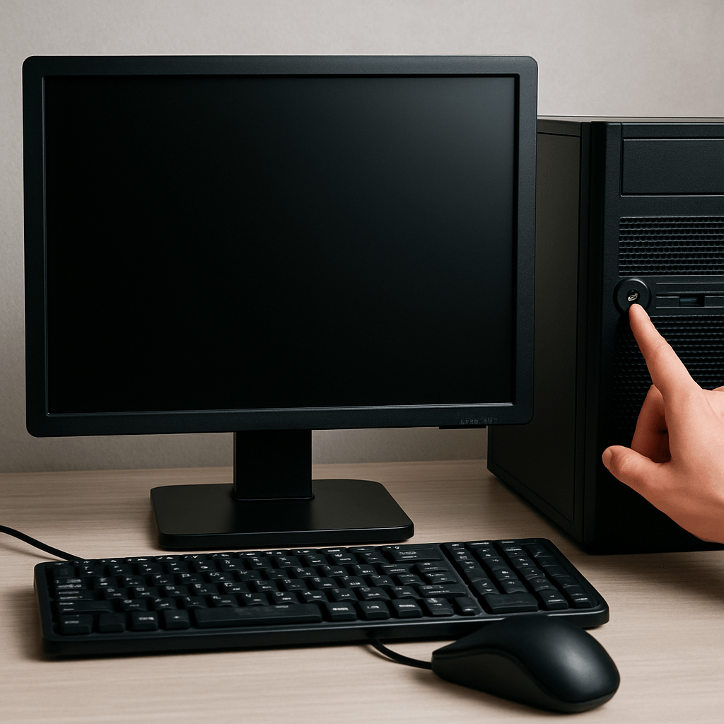 komputer się nie uruchamia