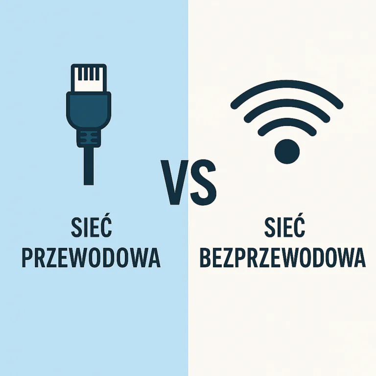 siec przewodowa vs bezprzewodowa