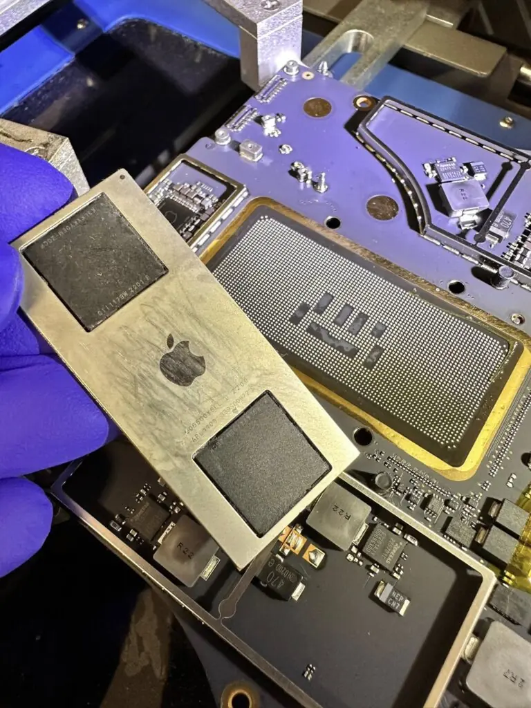szkolenie kurs lutowanie cpu macbook