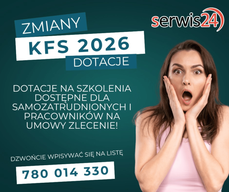 Zmiany KFS 2026 Serwis24 dotacje na szkolenia