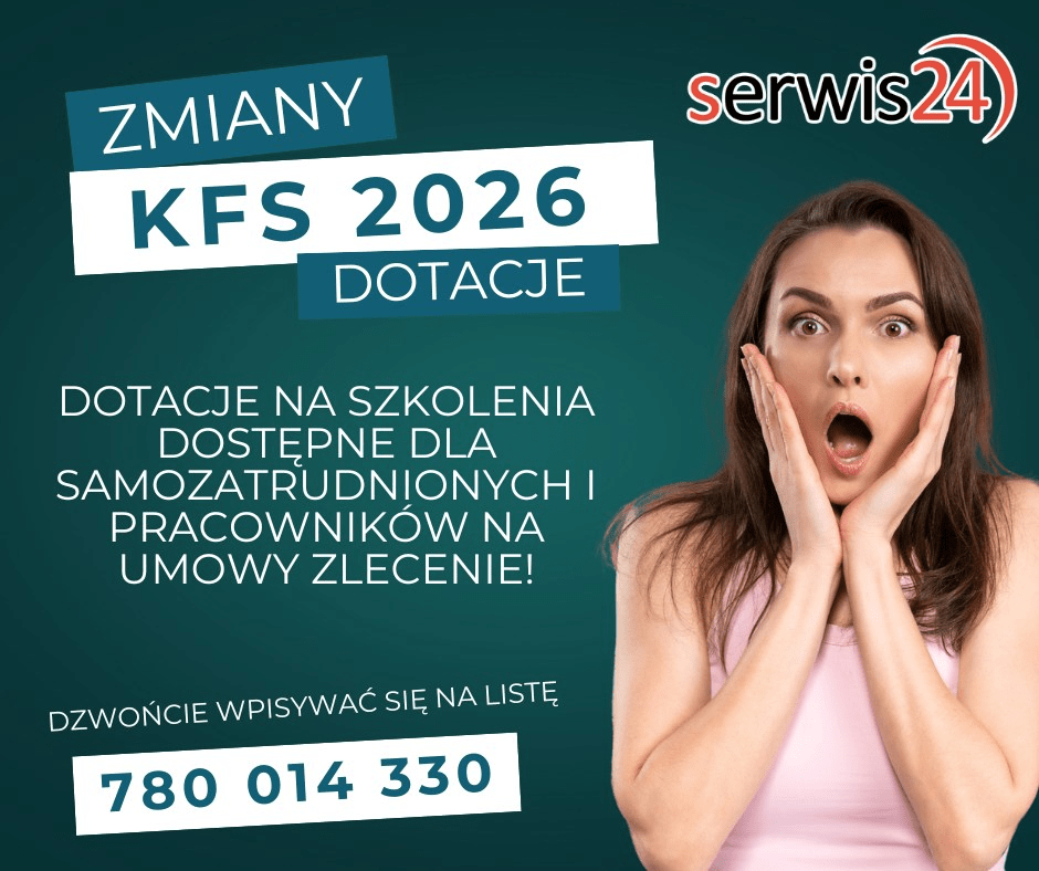 Zmiany KFS 2026 Serwis24 dotacje na szkolenia