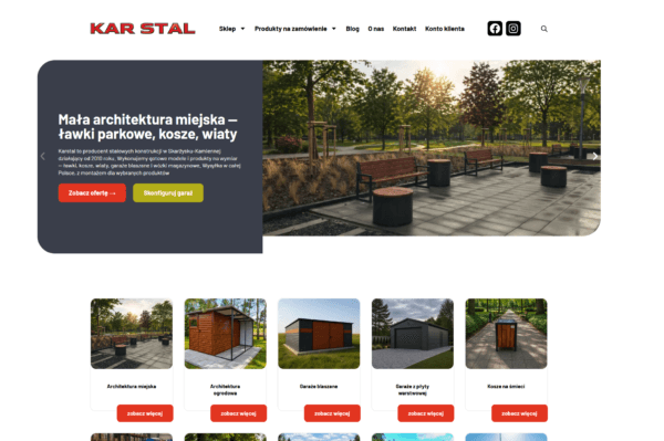 Realizacja strony internetowej karstal.pl – Serwis24