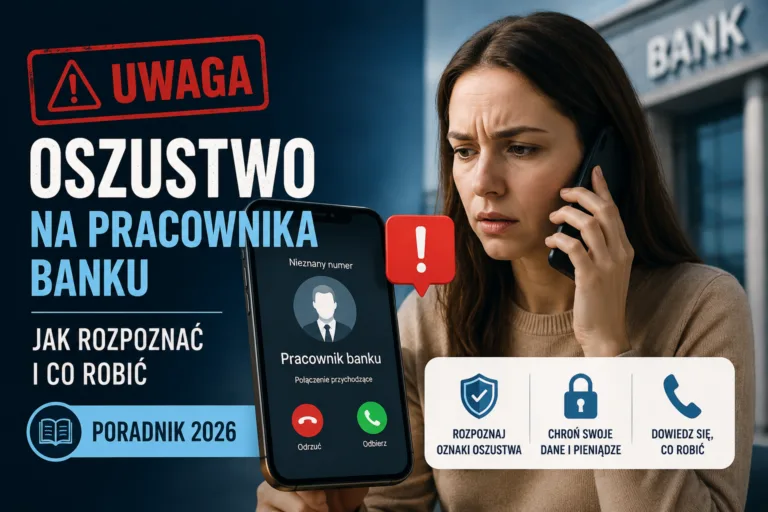 oszustwo na pracownika banku poradnik 2026 serwis24