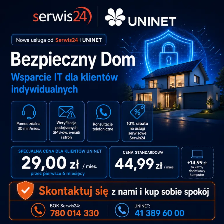 bezpieczny dom serwis24 uninet