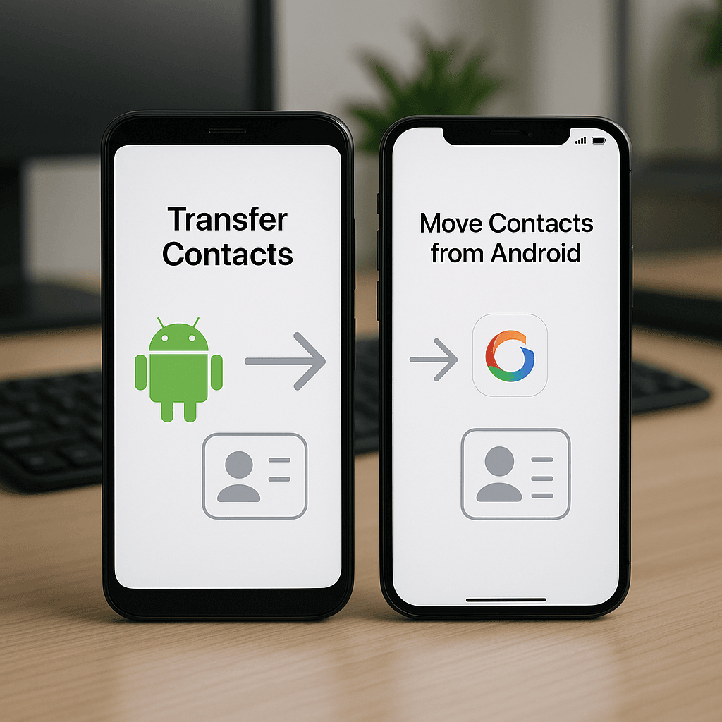 Przenoszenie kontaktów między Androidem a iPhone