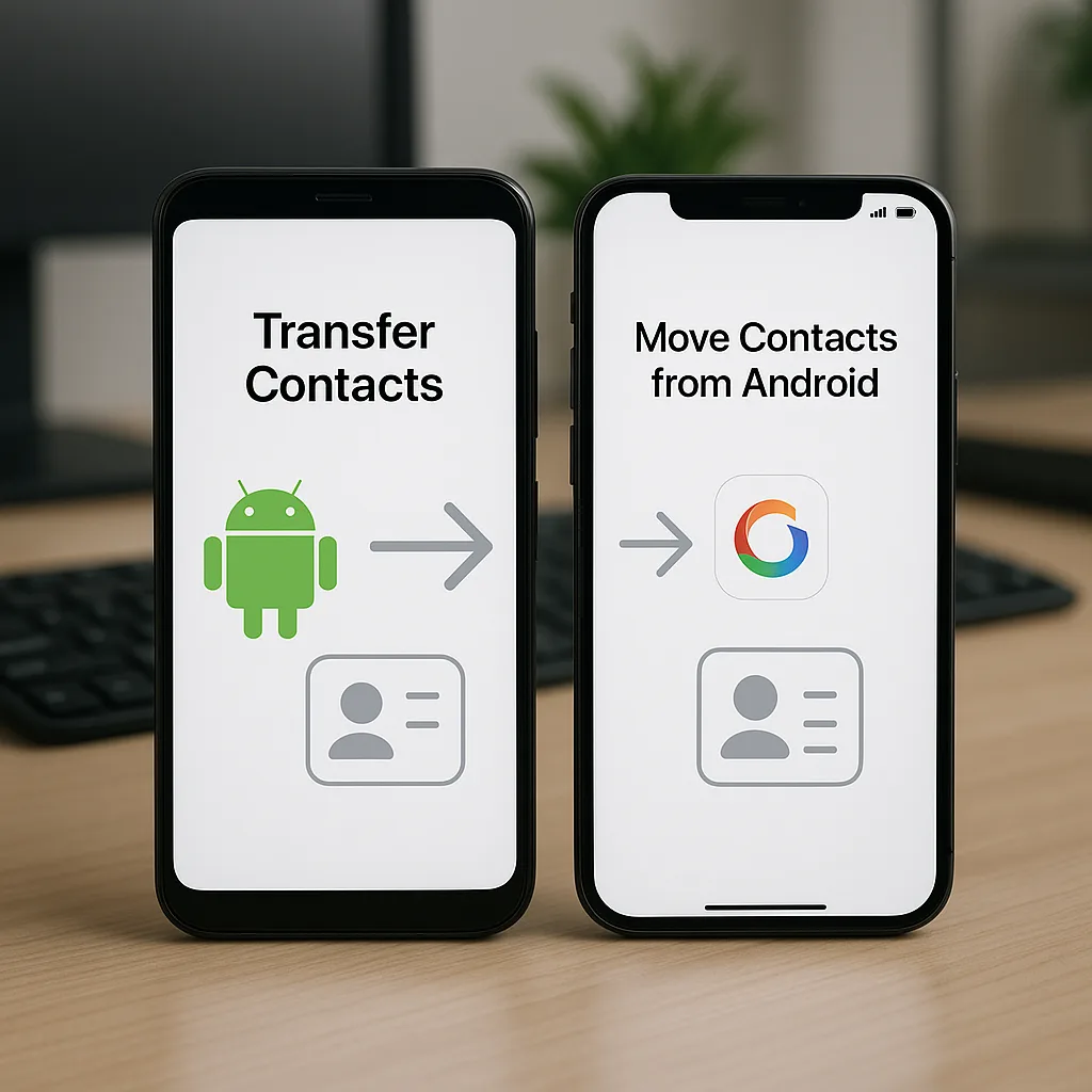 Przenoszenie kontaktów między Androidem a iPhone
